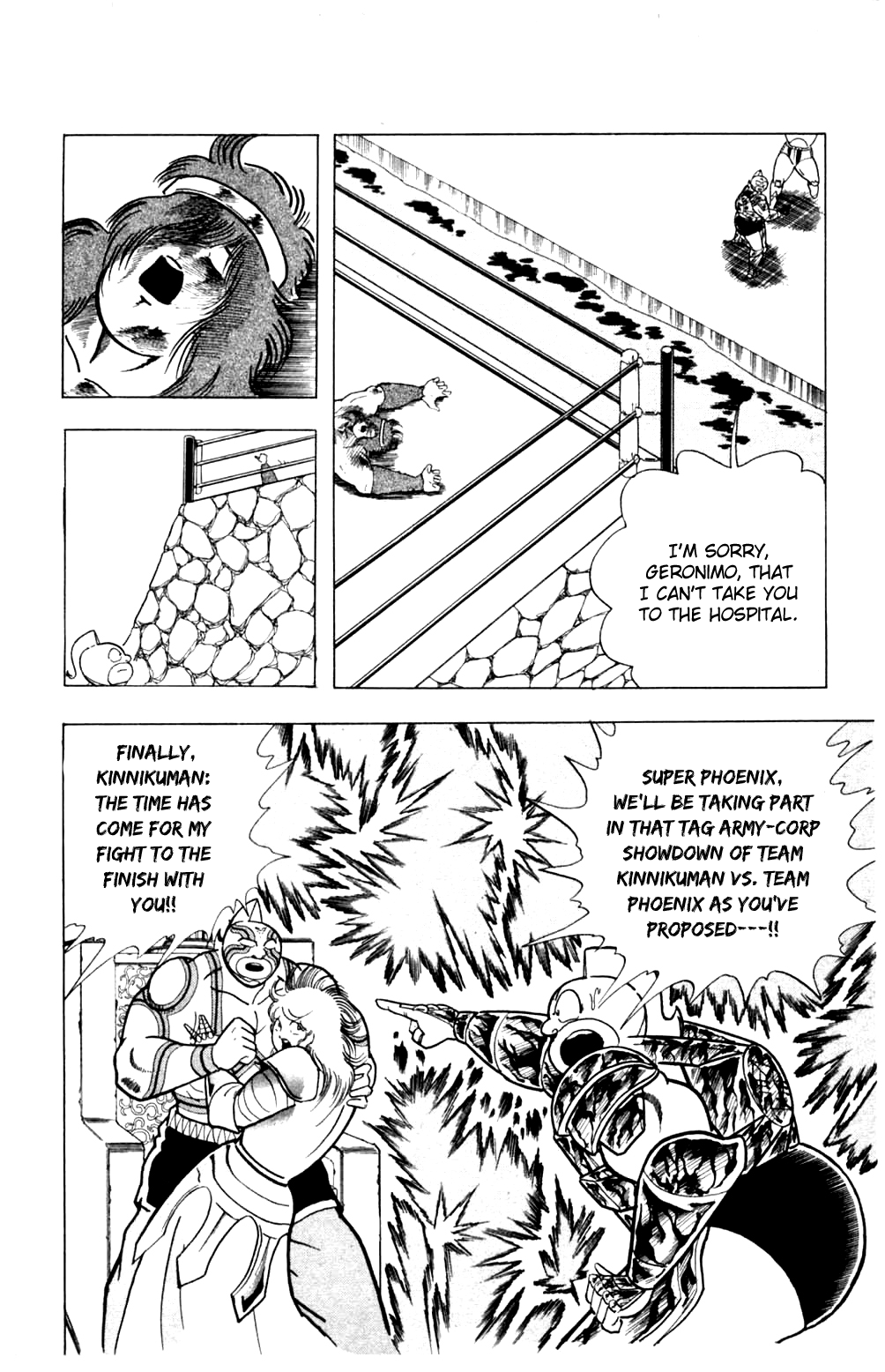 Kinnikuman Chapter 361.2 page 10 - Chapter 361 v2 : Scramble for the Kinniku Throne 88: The Ropes of Fate!!