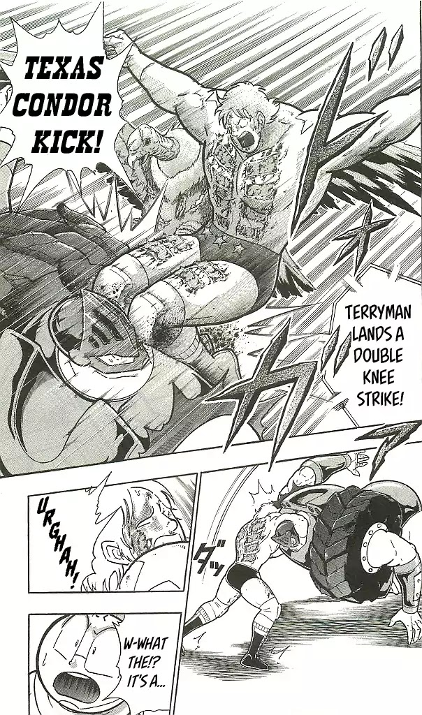 Kinnikuman Chapter 398 page 13 - Chapter 398: Tenacious Texas Bronco!