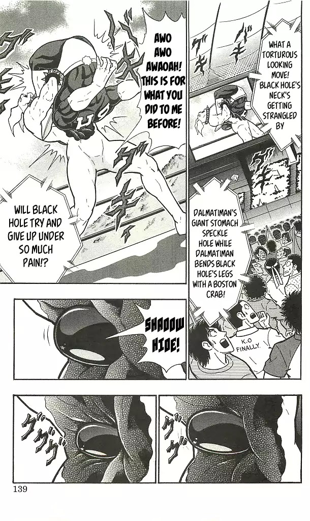 Kinnikuman Chapter 407 page 13 - Chapter 407: Unpredictable 4D Wrestling!