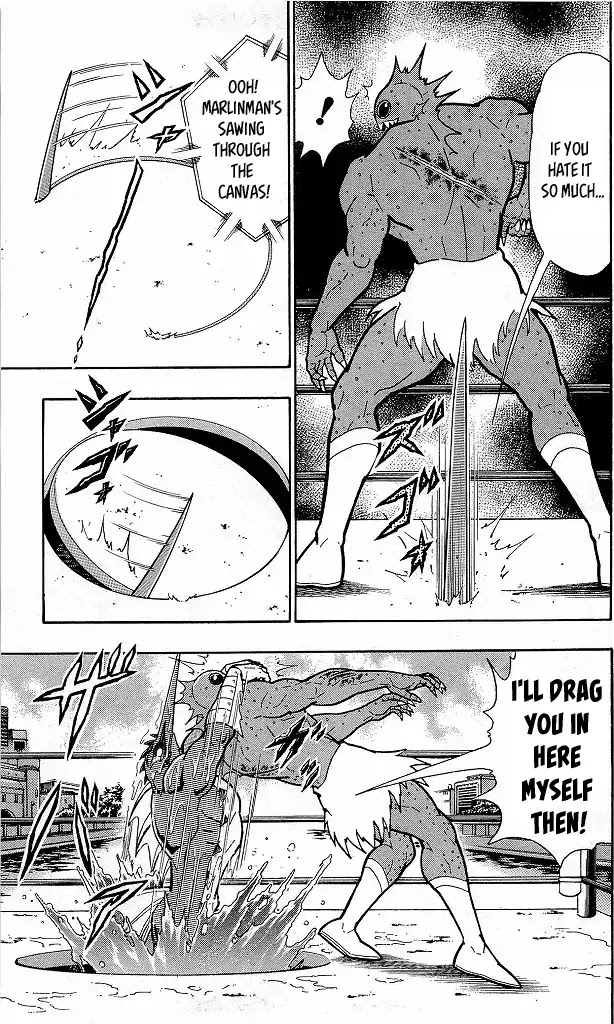 Kinnikuman Chapter 411 page 13 - Chapter 411: "Move VS Move" Battle Between Aquatic Chojin!