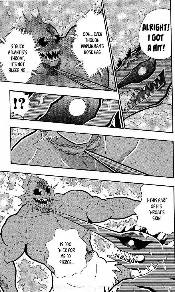 Kinnikuman Chapter 411 page 19 - Chapter 411: "Move VS Move" Battle Between Aquatic Chojin!