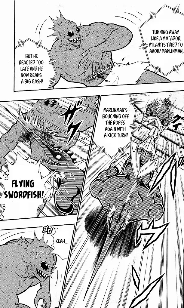 Kinnikuman Chapter 411 page 5 - Chapter 411: "Move VS Move" Battle Between Aquatic Chojin!