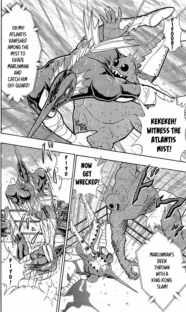 Kinnikuman Chapter 411 page 8 - Chapter 411: "Move VS Move" Battle Between Aquatic Chojin!