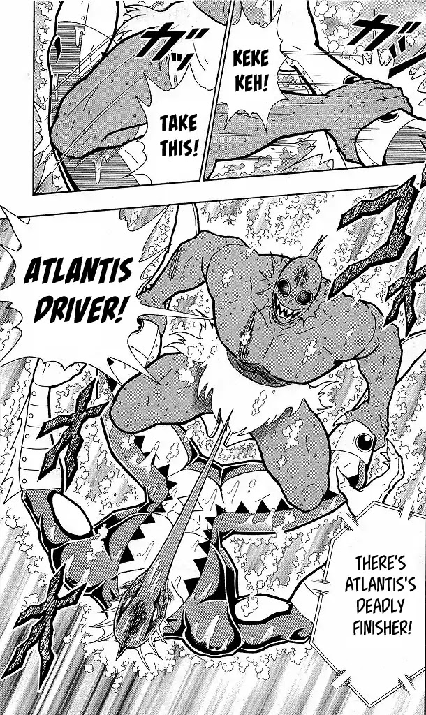 Kinnikuman Chapter 412 page 15 - Chapter 412: Underwater Battle! Life or Death Battle in the River Thames!