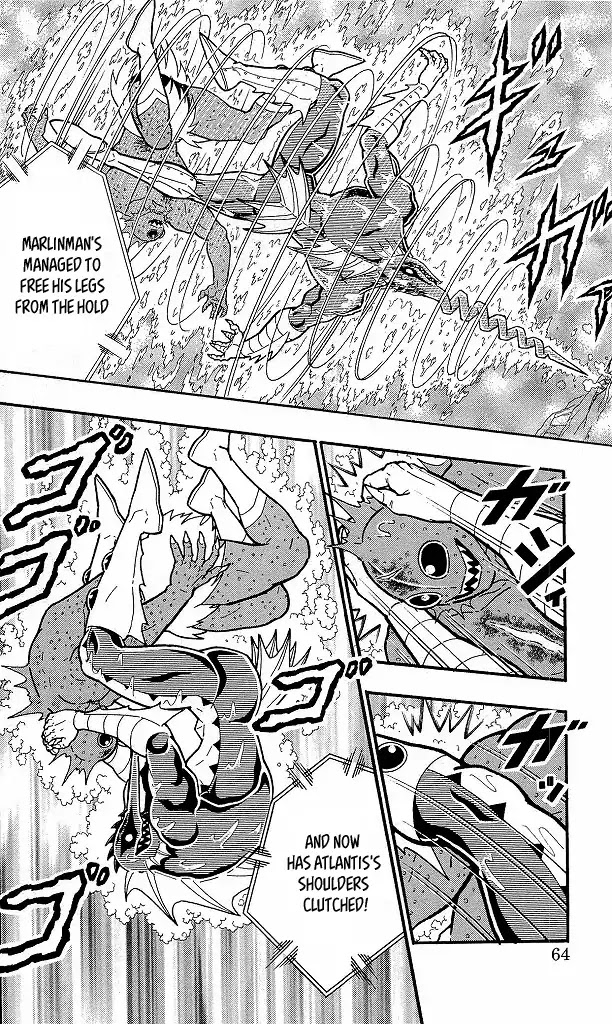 Kinnikuman Chapter 412 page 18 - Chapter 412: Underwater Battle! Life or Death Battle in the River Thames!