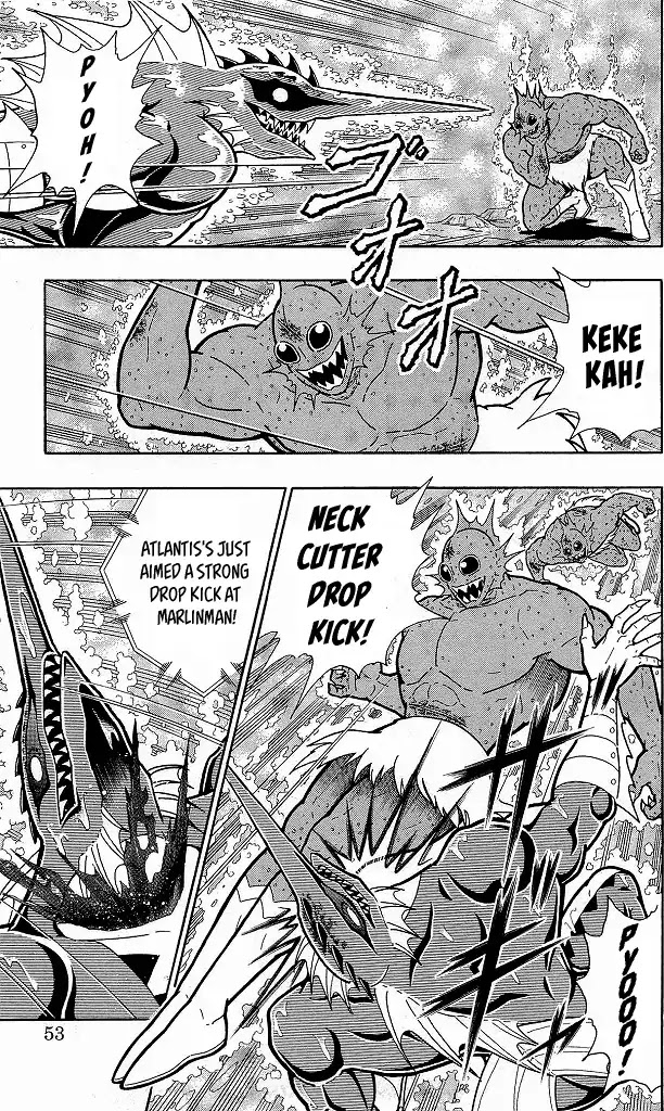 Kinnikuman Chapter 412 page 7 - Chapter 412: Underwater Battle! Life or Death Battle in the River Thames!