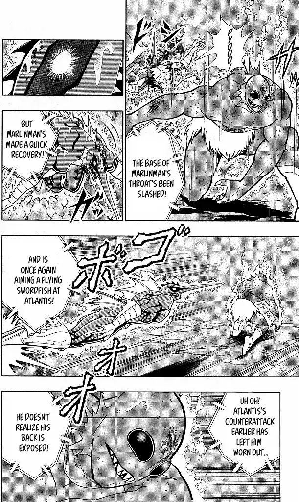 Kinnikuman Chapter 412 page 8 - Chapter 412: Underwater Battle! Life or Death Battle in the River Thames!