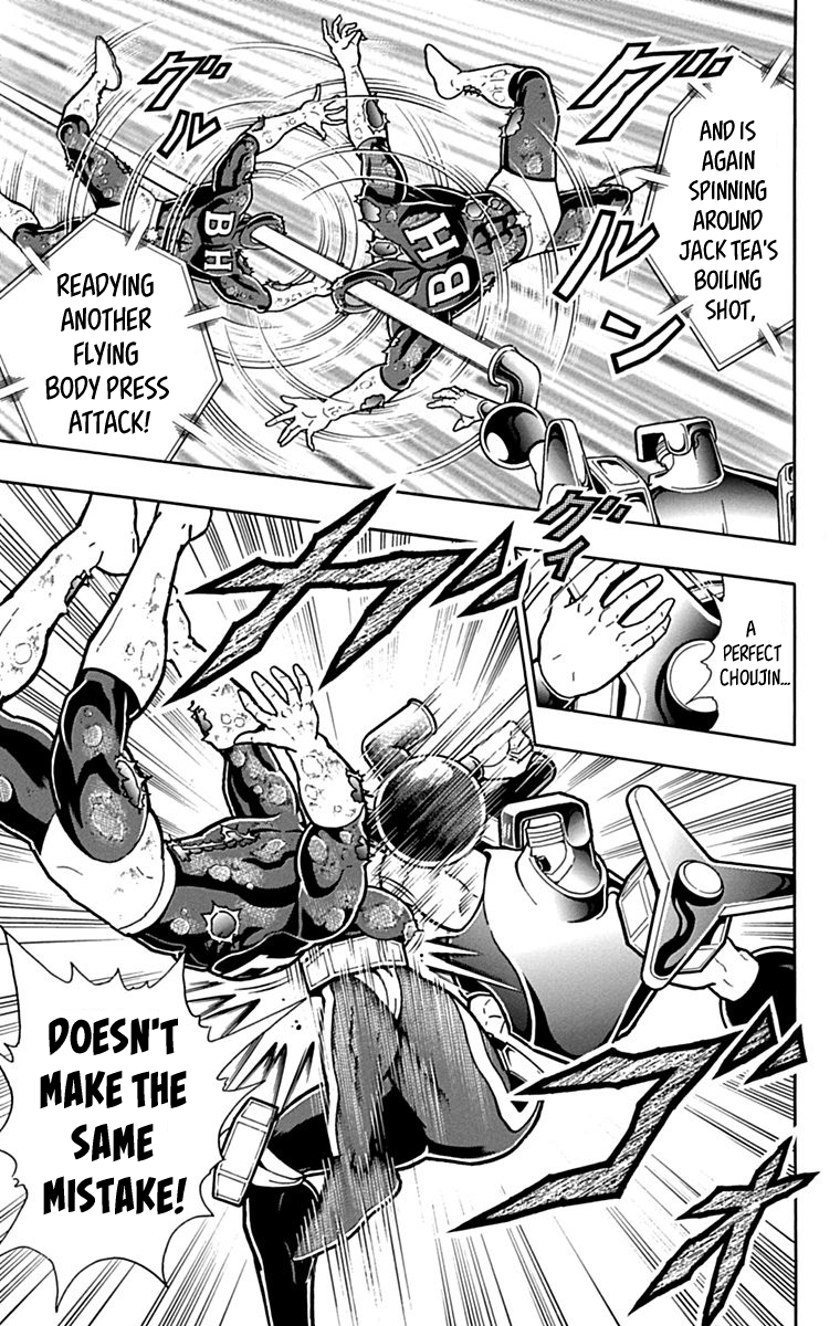Kinnikuman Chapter 435 page 11 - Chapter 435: The Deadly 4th Dimension Defeated?!
