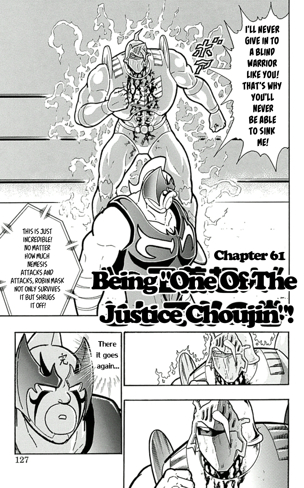 Kinnikuman Chapter 452 page 1 - Chapter 452: Being "One Of The Justice Choujin!"