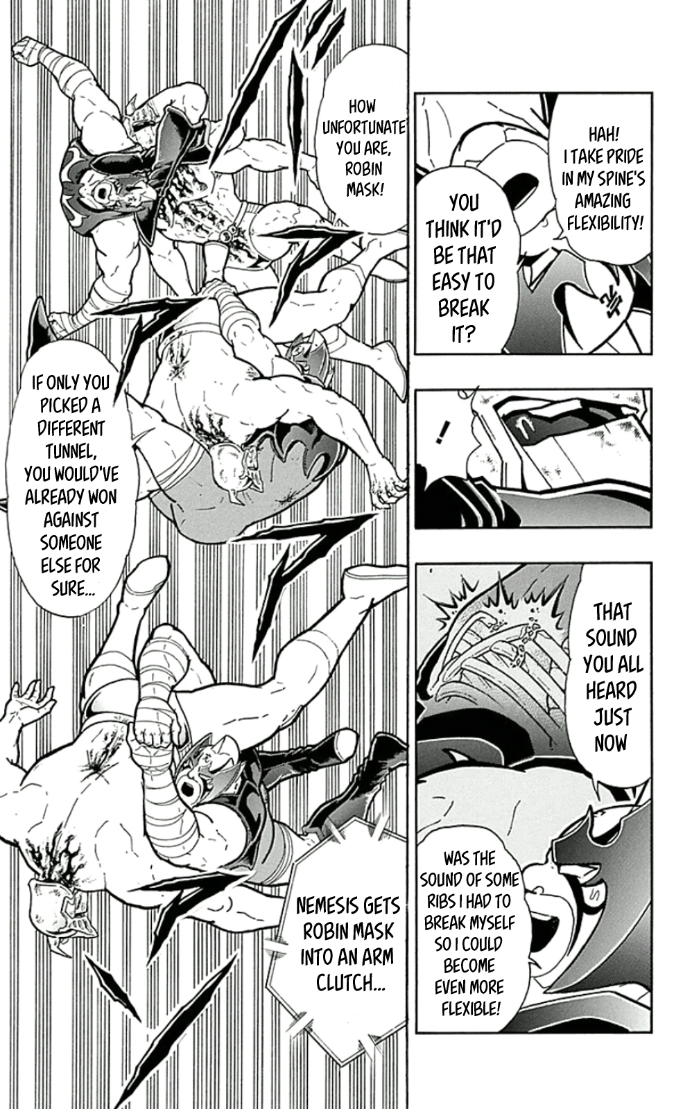 Kinnikuman Chapter 454 page 11 - Chapter 454: Torn Apart By The Naked Tower Bridge!