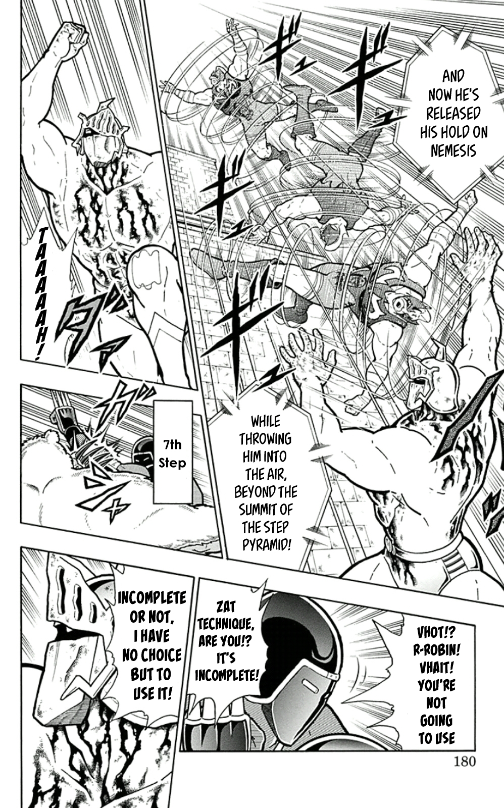 Kinnikuman Chapter 454 page 14 - Chapter 454: Torn Apart By The Naked Tower Bridge!