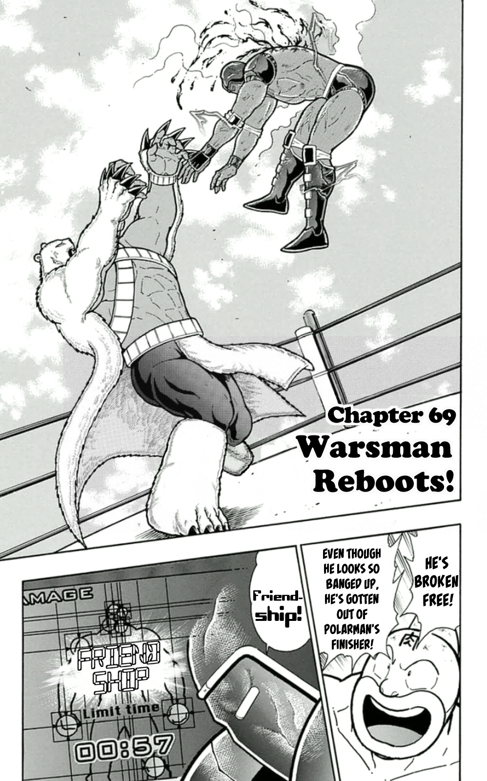 Kinnikuman Chapter 460 page 1 - Chapter 460: Warsman Reboots!