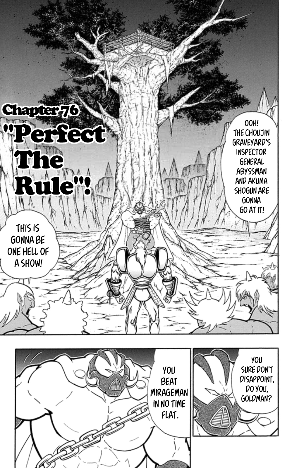 Kinnikuman Chapter 467 page 1 - Chapter 467: "Perfect The Rule!"