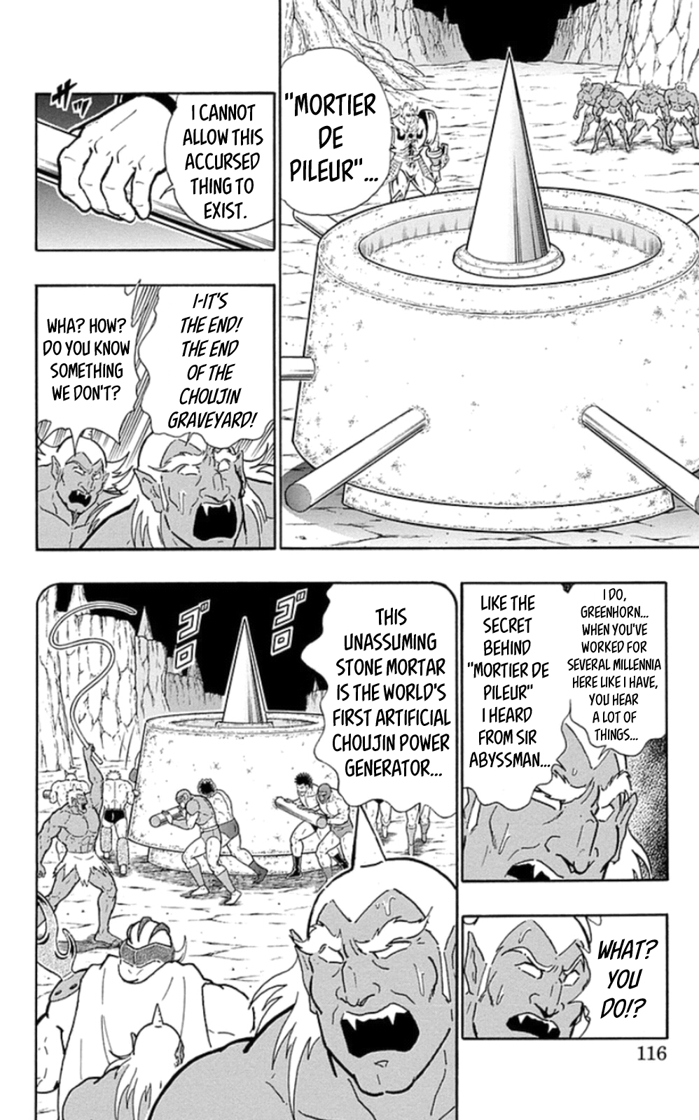 Kinnikuman Chapter 469 page 10 - Chapter 469: The Secret Behind "Mortier De Pileur!"
