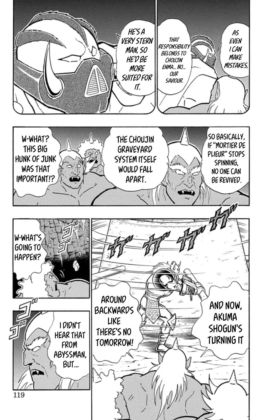 Kinnikuman Chapter 469 page 13 - Chapter 469: The Secret Behind "Mortier De Pileur!"