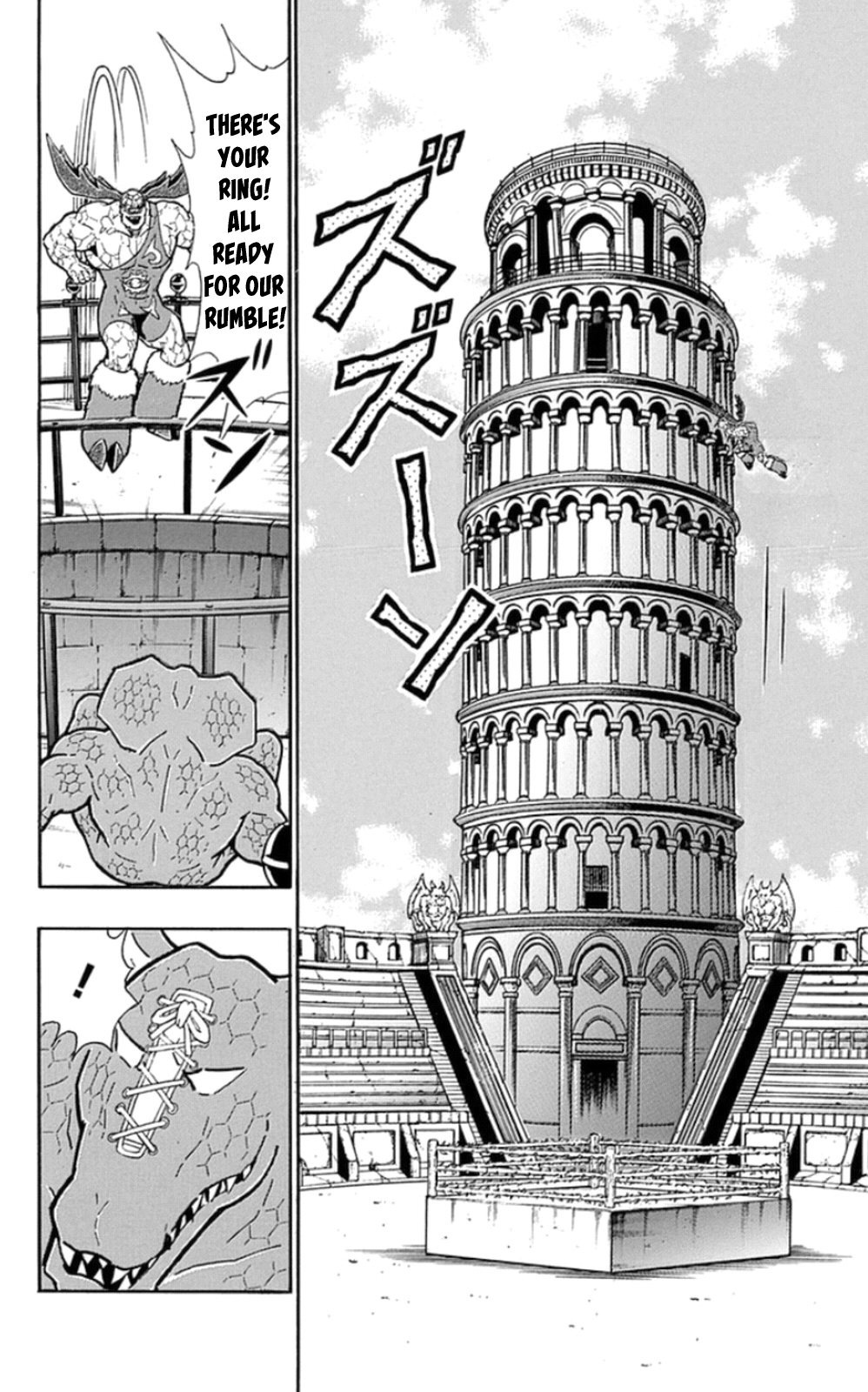 Kinnikuman Chapter 475 page 18 - Chapter 475: The Leaning Tower Of Pisa's "Connection"!