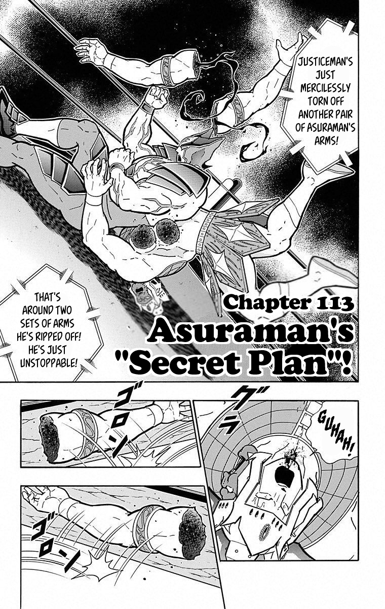 Kinnikuman Chapter 504 page 1 - Chapter 504: Asuraman's "Secret Plan!"