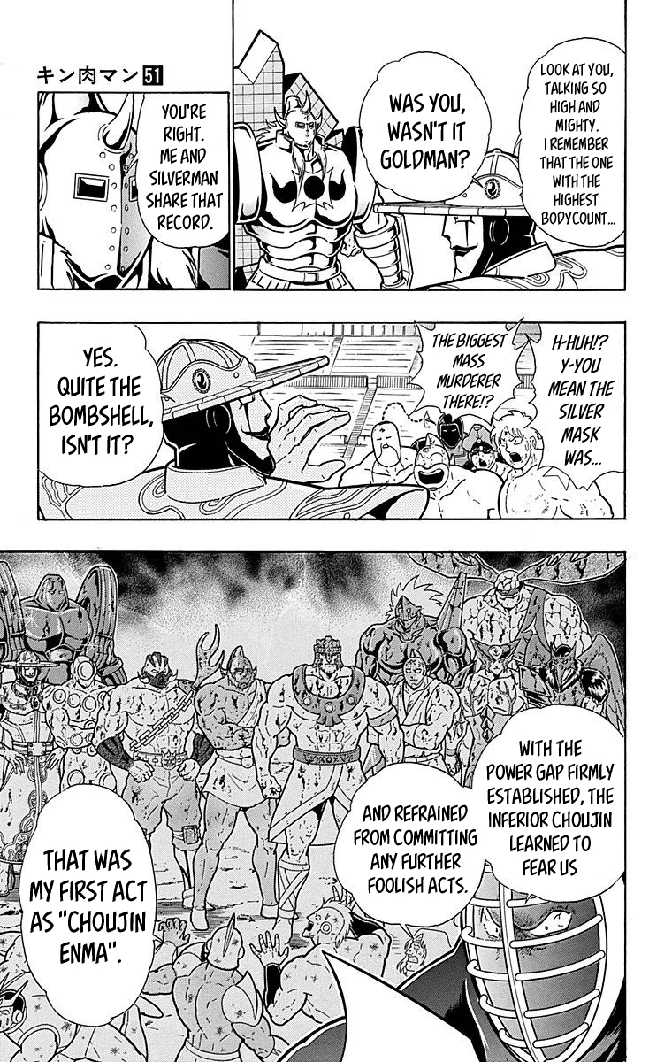 Kinnikuman Chapter 515 page 9 - Chapter 515: Out Come The Siphon Rings!