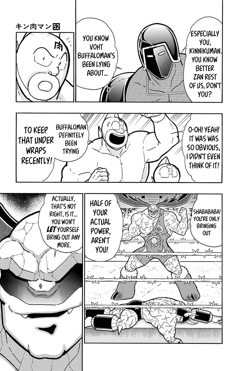 Kinnikuman Chapter 520 page 11 - Chapter 520: Buffaloman's "Lie!"