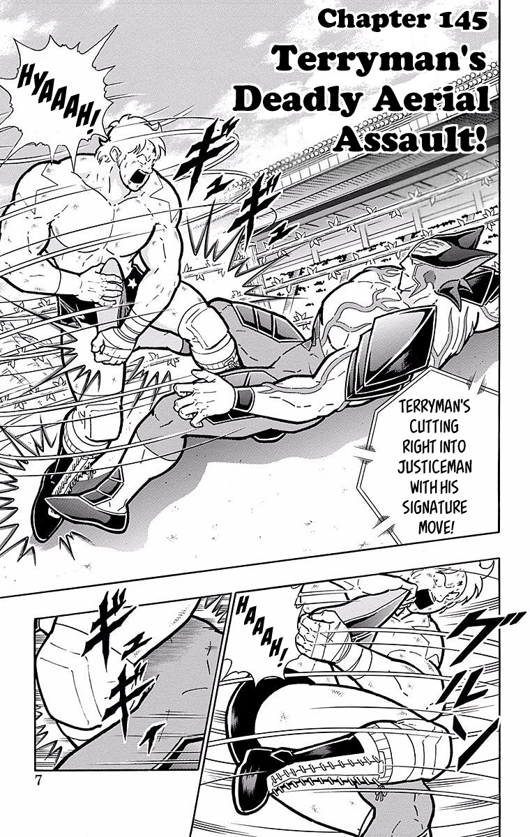 Kinnikuman Chapter 536 page 6 - Chapter 536: Terryman's Deadly Aerial Assault!