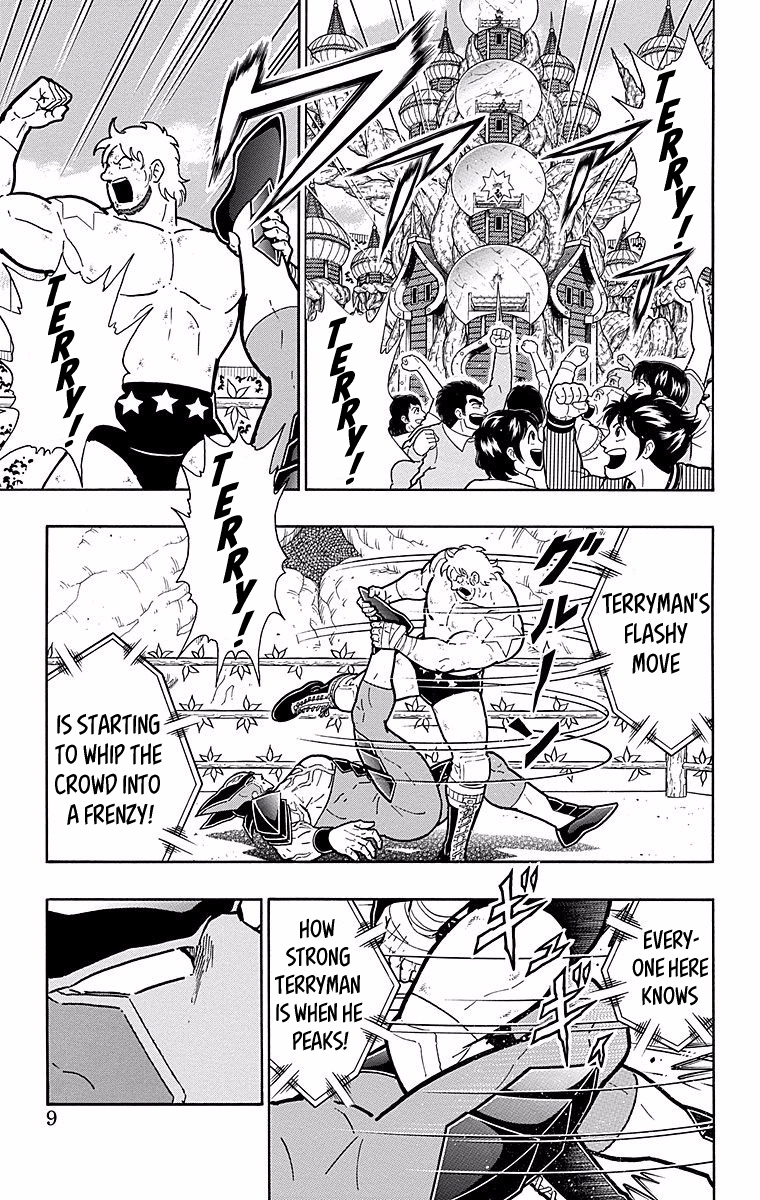 Kinnikuman Chapter 536 page 8 - Chapter 536: Terryman's Deadly Aerial Assault!