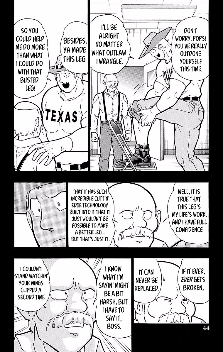 Kinnikuman Chapter 537 page 18 - Chapter 537: Terryman's Left Leg!