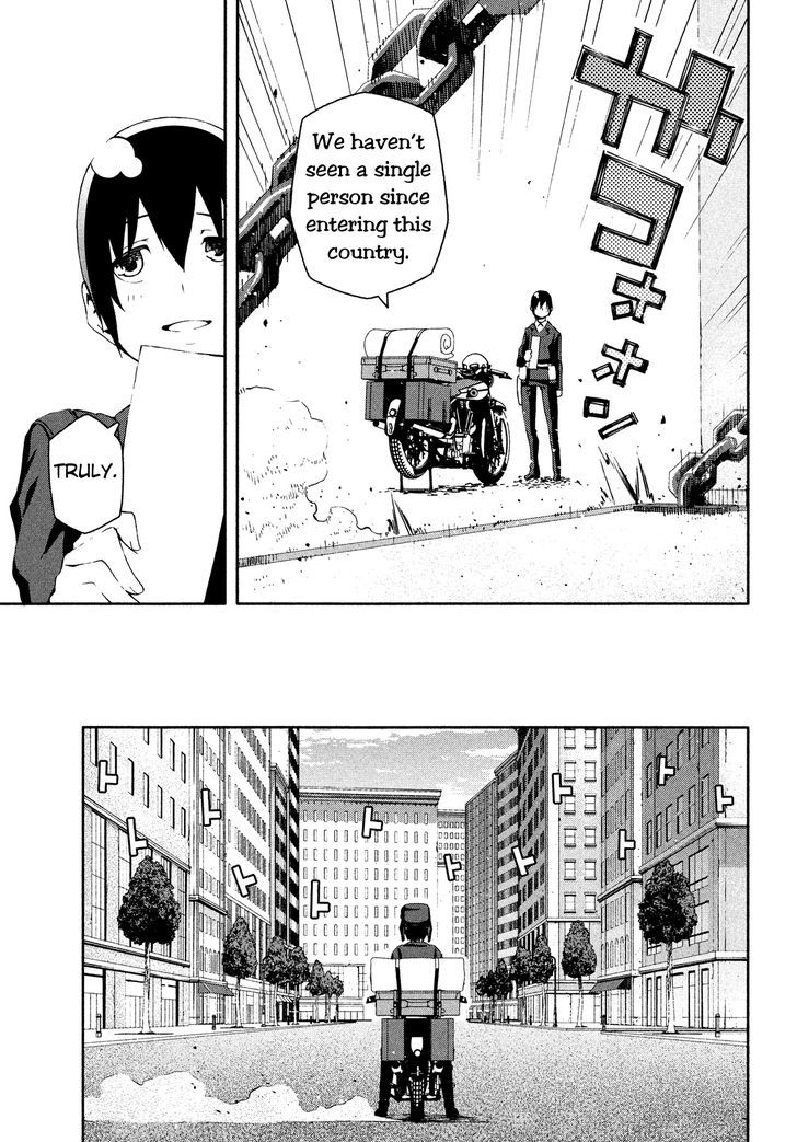 Kino no Tabi - The Beautiful World (Novel) Chapter 2 page 11 - Chapter 2 : The Land that Understands People's Pain 1/2
