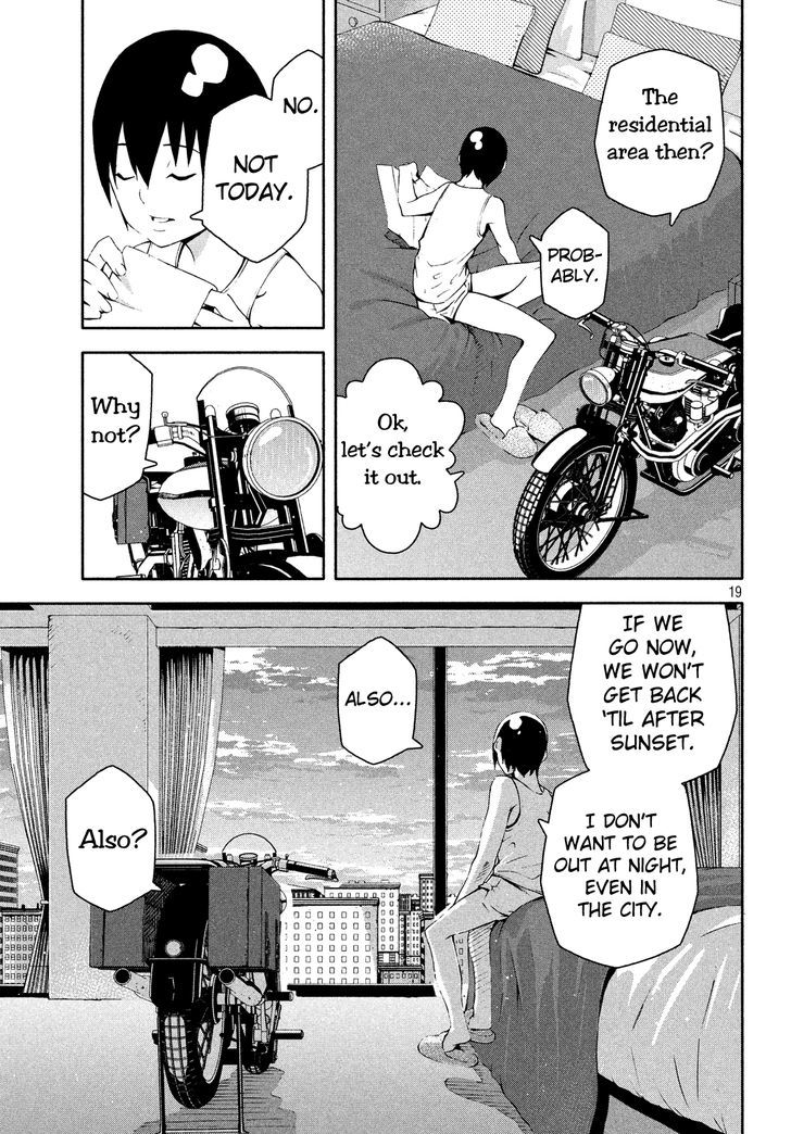Kino no Tabi - The Beautiful World (Novel) Chapter 2 page 20 - Chapter 2 : The Land that Understands People's Pain 1/2
