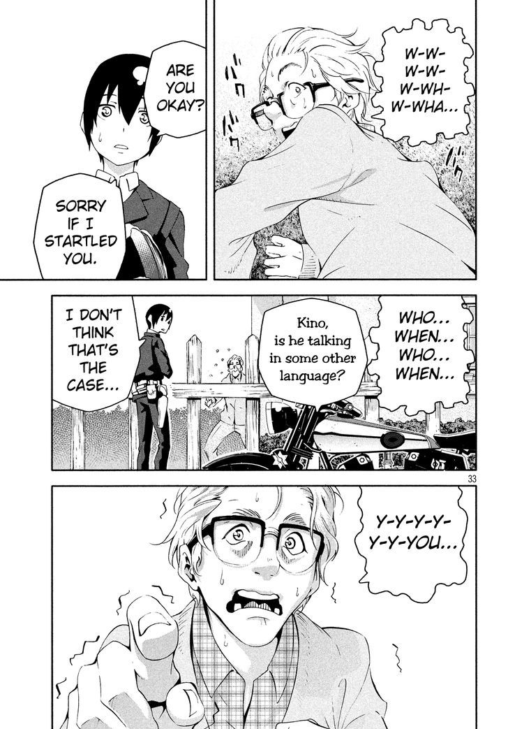 Kino no Tabi - The Beautiful World (Novel) Chapter 2 page 34 - Chapter 2 : The Land that Understands People's Pain 1/2