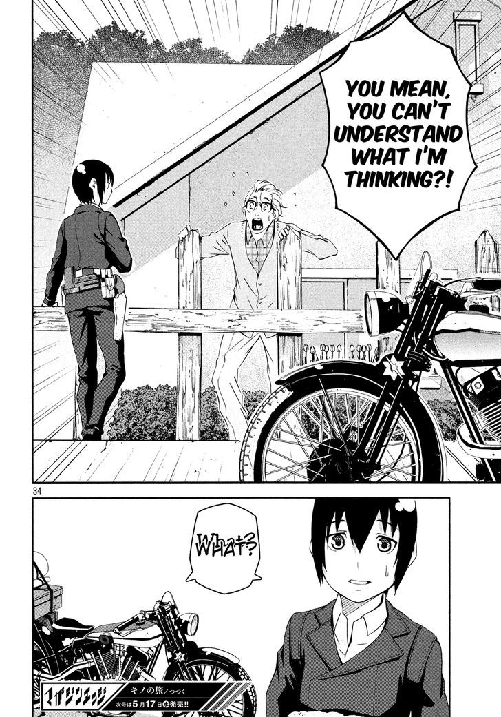 Kino no Tabi - The Beautiful World (Novel) Chapter 2 page 35 - Chapter 2 : The Land that Understands People's Pain 1/2