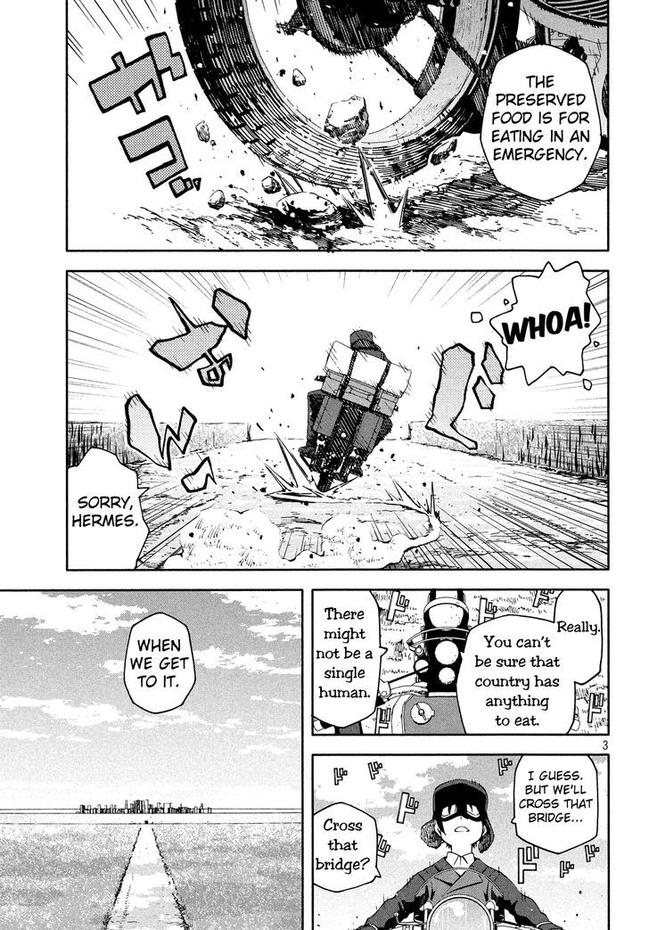 Kino no Tabi - The Beautiful World (Novel) Chapter 2 page 5 - Chapter 2 : The Land that Understands People's Pain 1/2