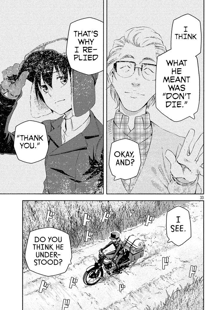 Kino no Tabi - The Beautiful World (Novel) Chapter 3 page 33 - Chapter 3 : Land of Visible Pain -I See You.- 2/2