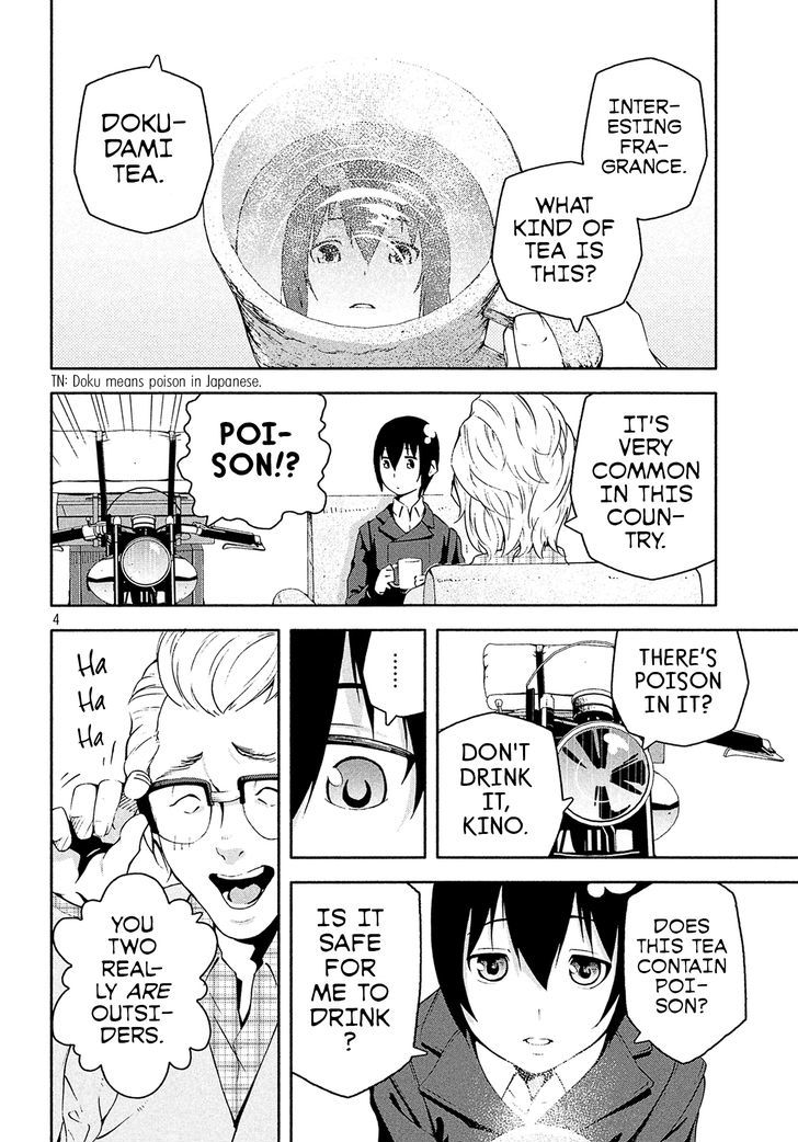 Kino no Tabi - The Beautiful World (Novel) Chapter 3 page 4 - Chapter 3 : Land of Visible Pain -I See You.- 2/2