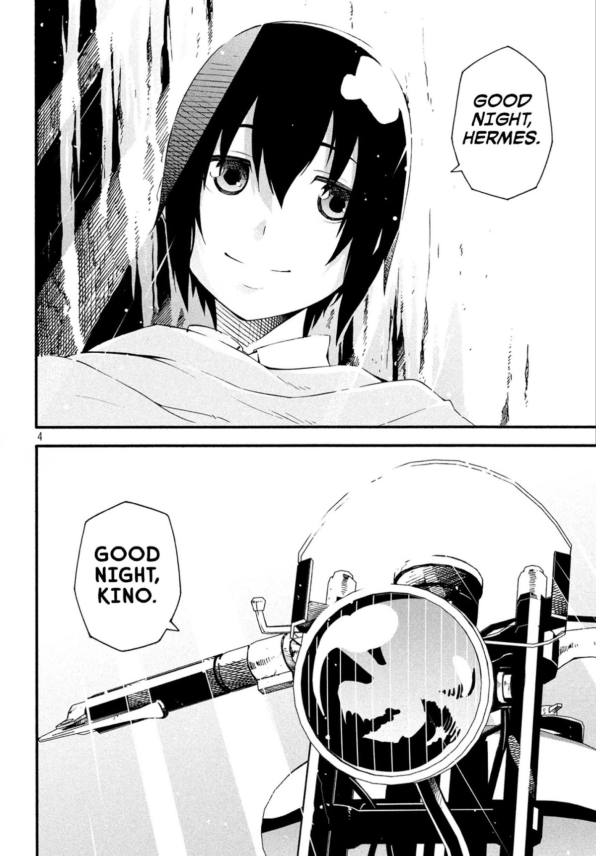 Kino's Journey (Shiomiya) Chapter 0 page 4 - Chapter 0: Prologue: In the Forest -Lost in the Forest-