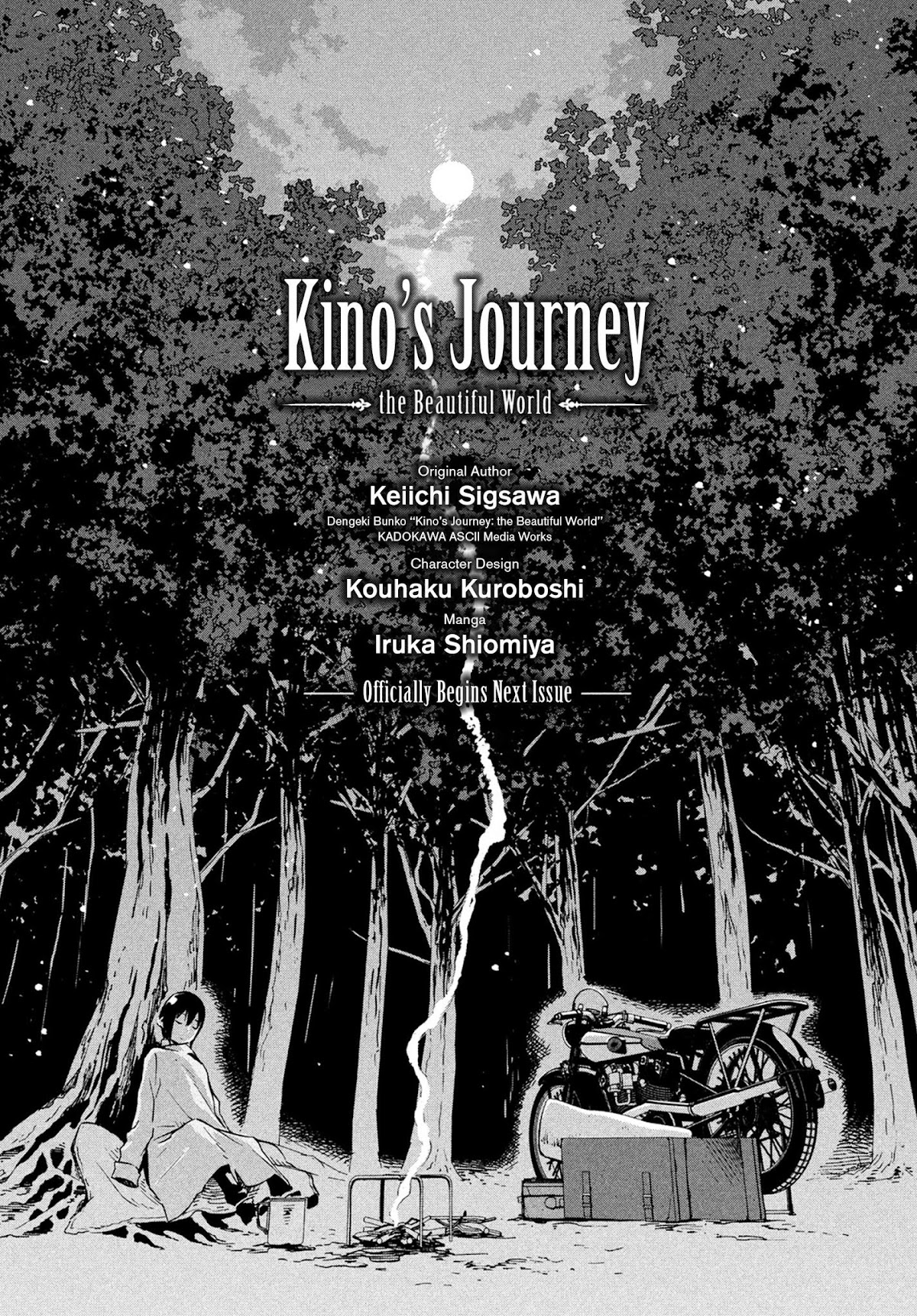 Kino's Journey (Shiomiya) Chapter 0 page 5 - Chapter 0: Prologue: In the Forest -Lost in the Forest-