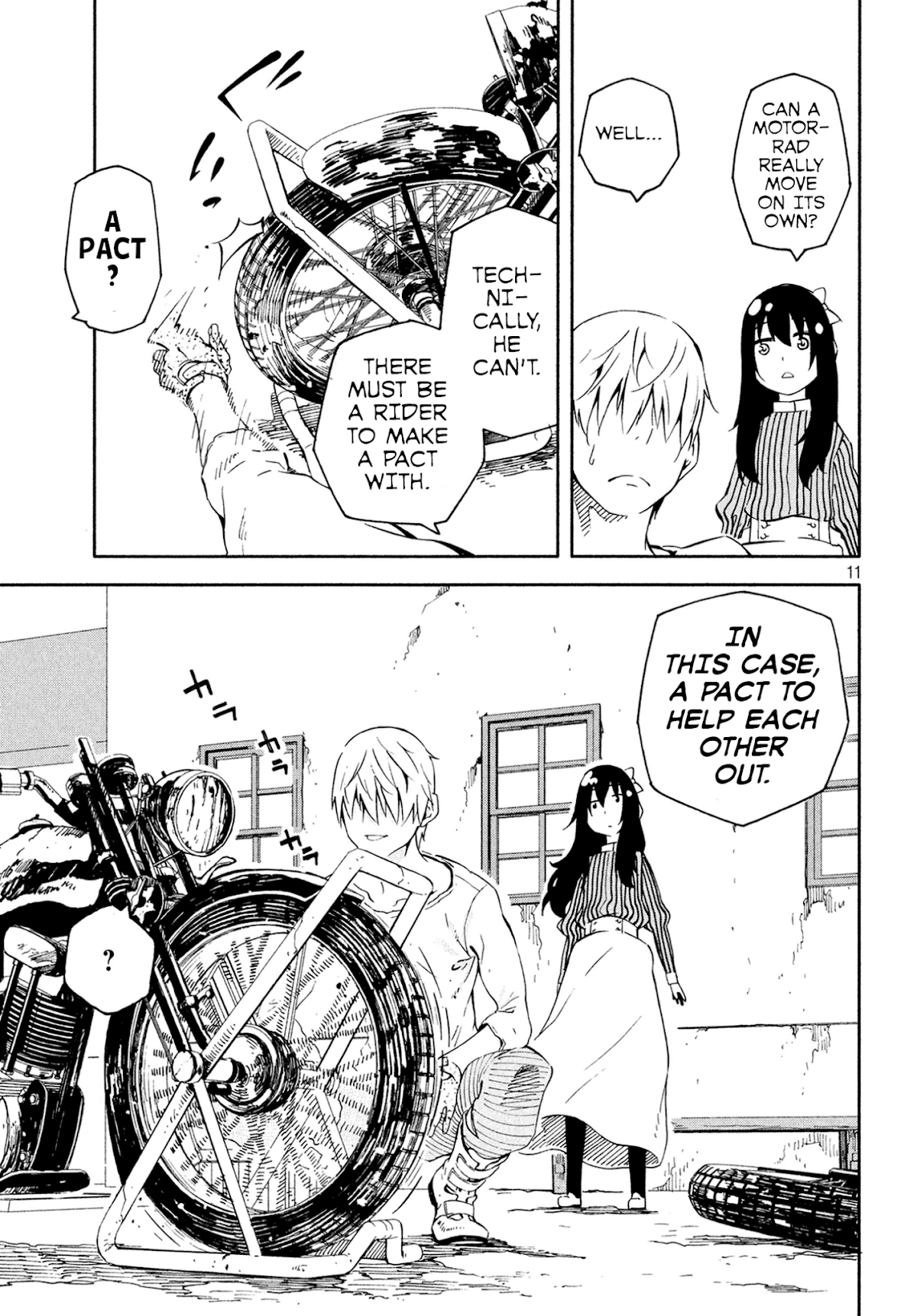 Kino's Journey (Shiomiya) Chapter 1 page 11 - Chapter 1: Land of Adults -Natural Rights-