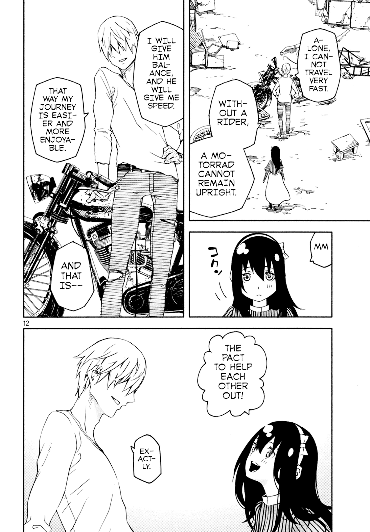 Kino's Journey (Shiomiya) Chapter 1 page 12 - Chapter 1: Land of Adults -Natural Rights-