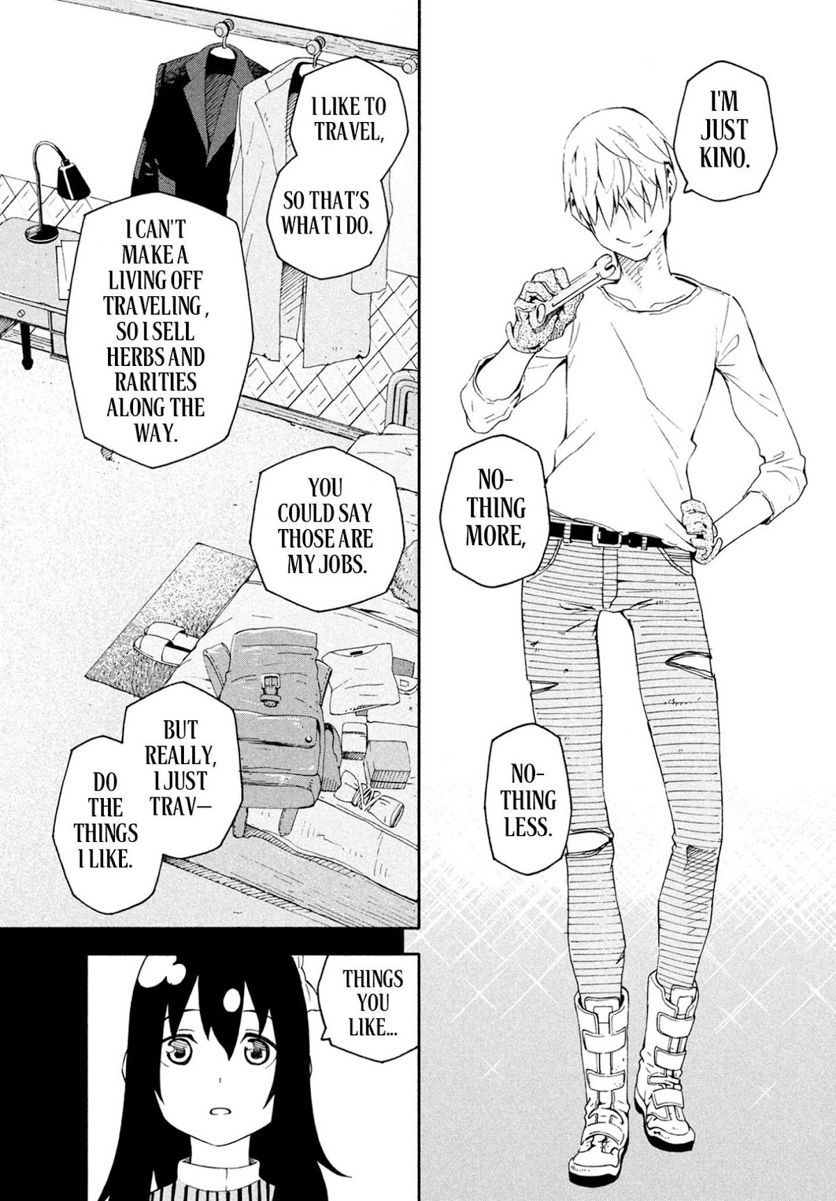 Kino's Journey (Shiomiya) Chapter 1 page 21 - Chapter 1: Land of Adults -Natural Rights-