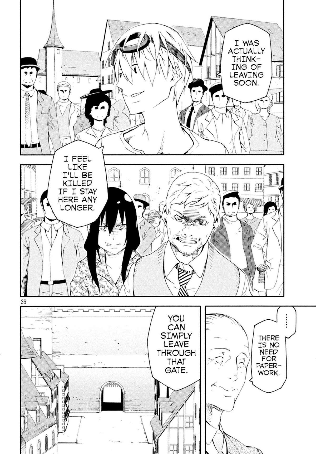 Kino's Journey (Shiomiya) Chapter 1 page 36 - Chapter 1: Land of Adults -Natural Rights-