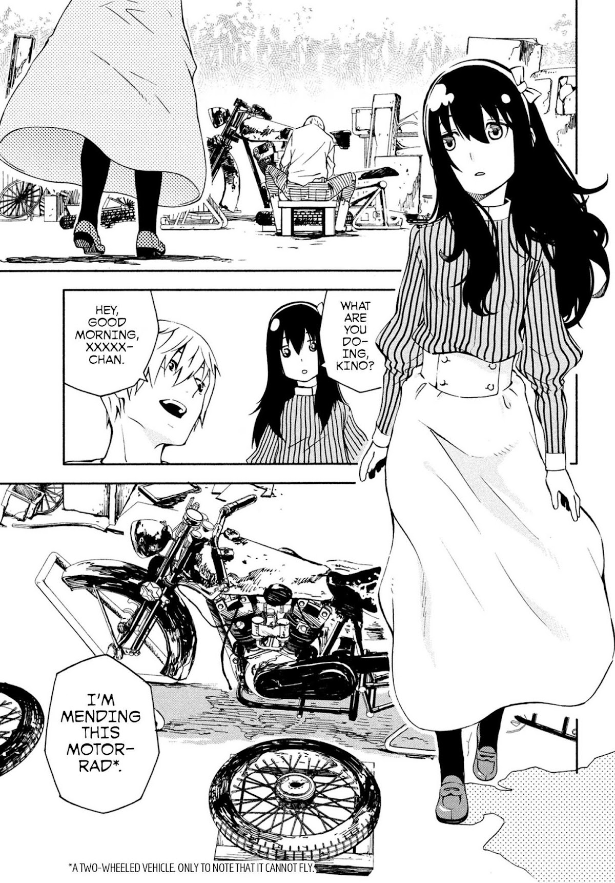 Kino's Journey (Shiomiya) Chapter 1 page 9 - Chapter 1: Land of Adults -Natural Rights-