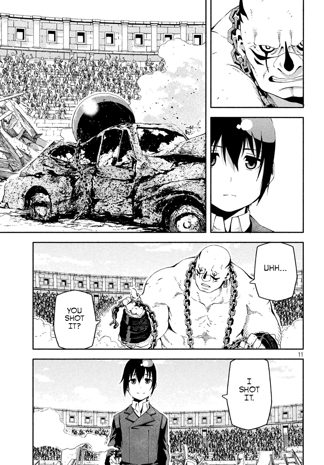 Kino's Journey (Shiomiya) Chapter 10 page 11 - Chapter 10: Coliseum -Avengers- 2/4