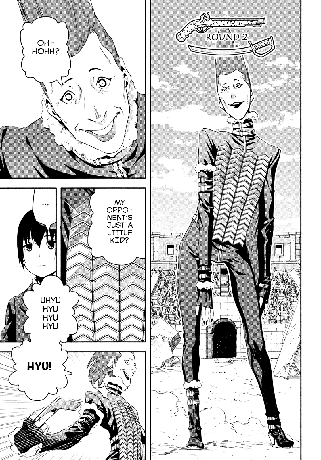 Kino's Journey (Shiomiya) Chapter 10 page 13 - Chapter 10: Coliseum -Avengers- 2/4
