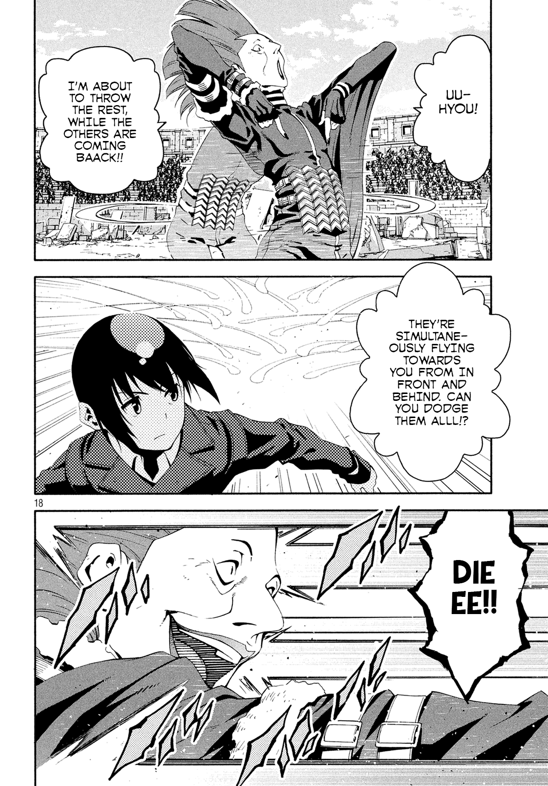 Kino's Journey (Shiomiya) Chapter 10 page 18 - Chapter 10: Coliseum -Avengers- 2/4