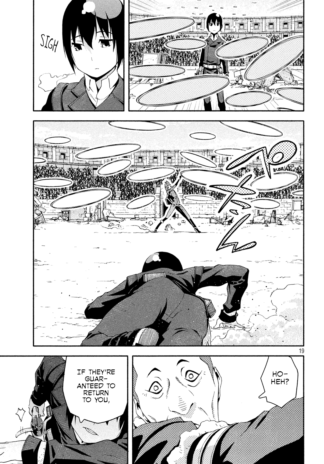 Kino's Journey (Shiomiya) Chapter 10 page 19 - Chapter 10: Coliseum -Avengers- 2/4