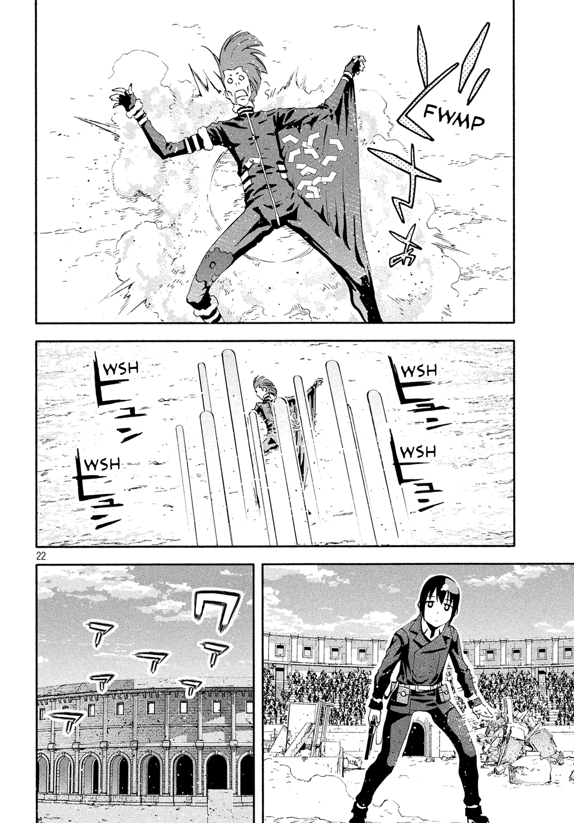 Kino's Journey (Shiomiya) Chapter 10 page 22 - Chapter 10: Coliseum -Avengers- 2/4