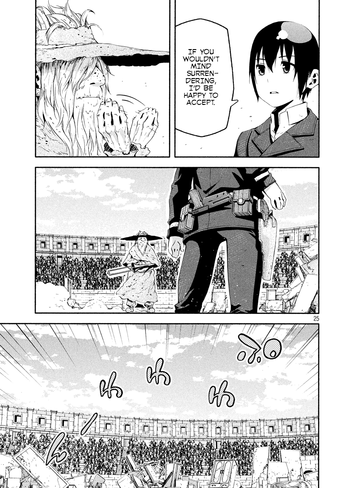 Kino's Journey (Shiomiya) Chapter 10 page 25 - Chapter 10: Coliseum -Avengers- 2/4