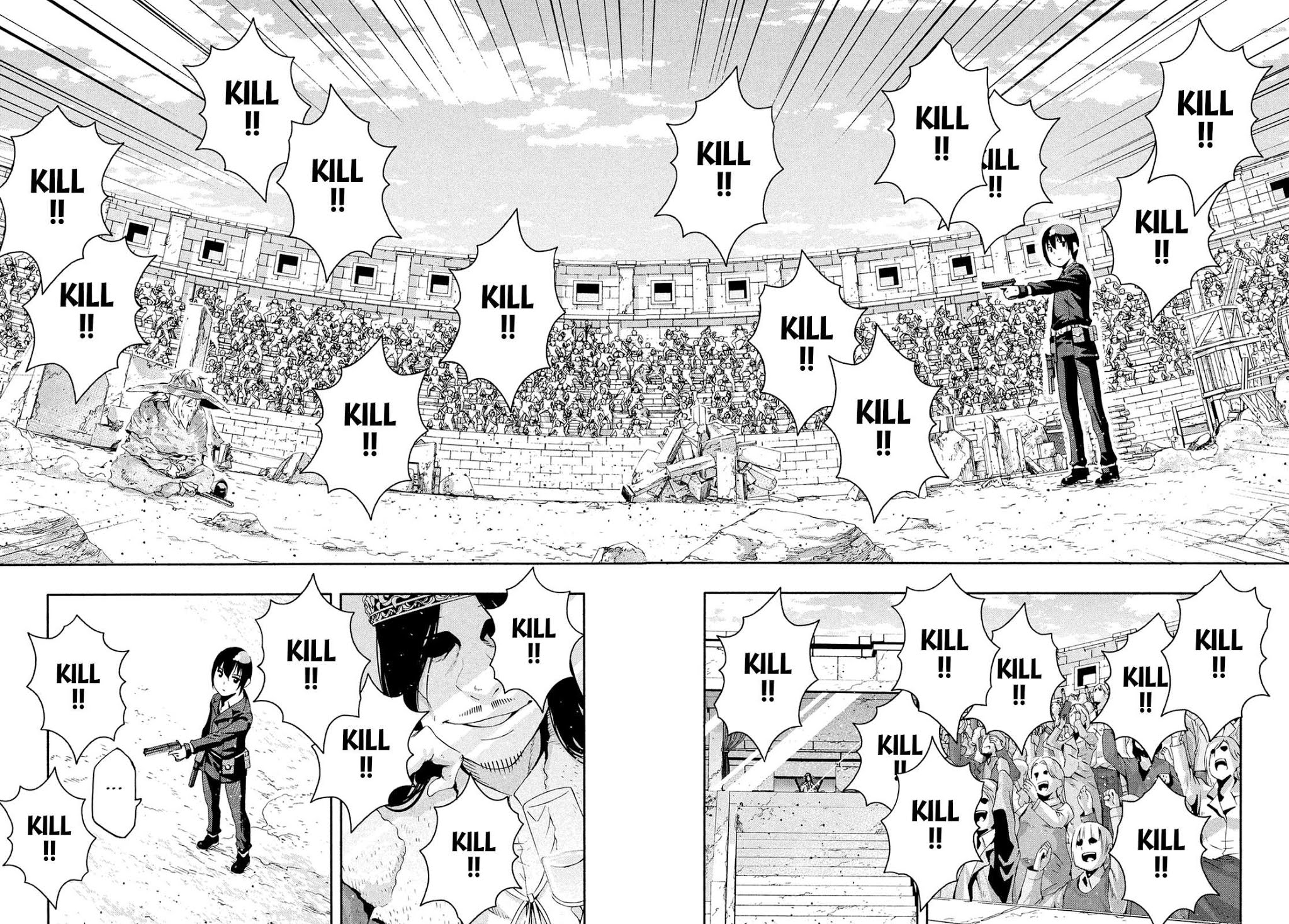 Kino's Journey (Shiomiya) Chapter 10 page 32 - Chapter 10: Coliseum -Avengers- 2/4