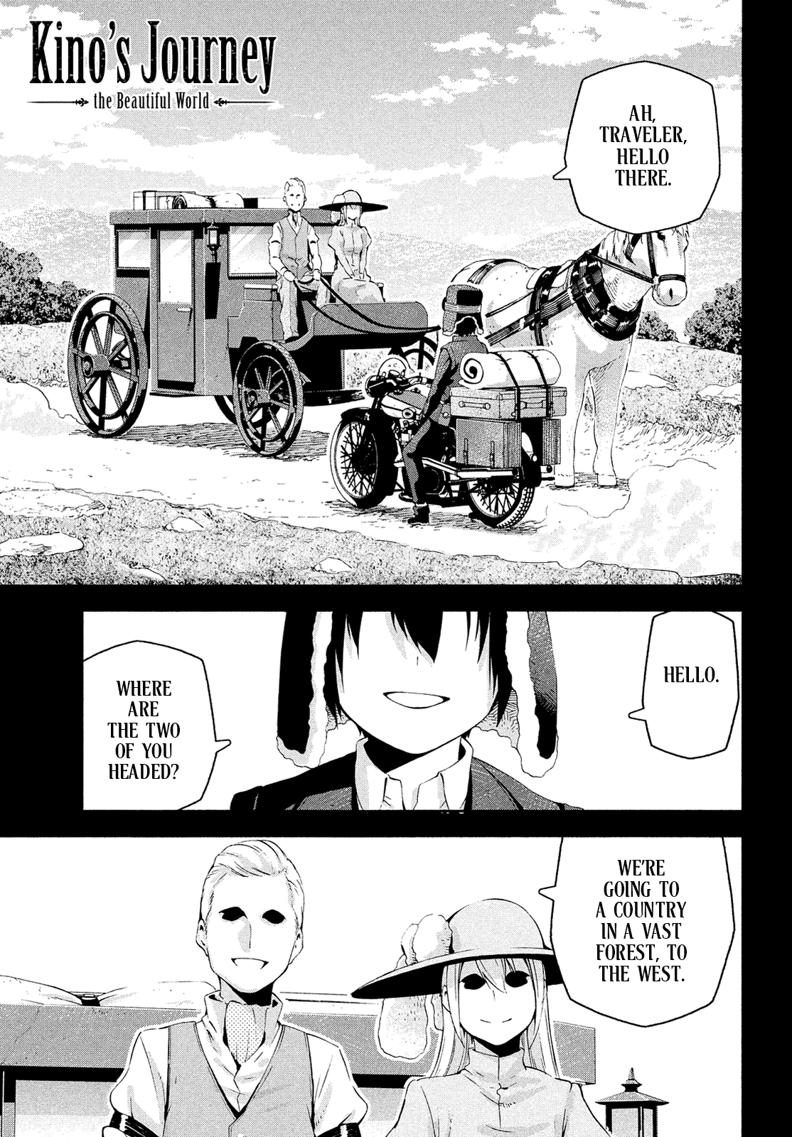 Kino's Journey (Shiomiya) Chapter 11 page 1 - Chapter 11: Coliseum -Avengers- 3/4