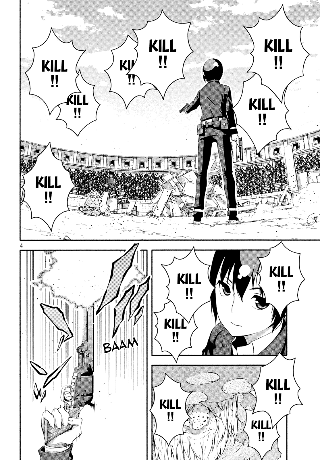 Kino's Journey (Shiomiya) Chapter 11 page 4 - Chapter 11: Coliseum -Avengers- 3/4