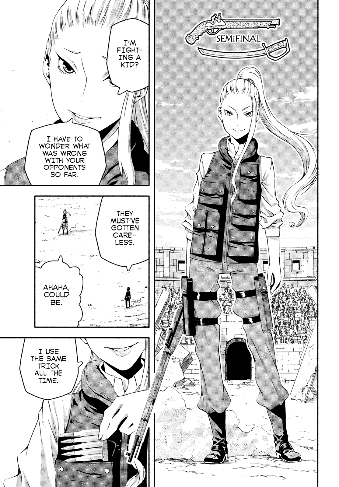 Kino's Journey (Shiomiya) Chapter 11 page 9 - Chapter 11: Coliseum -Avengers- 3/4